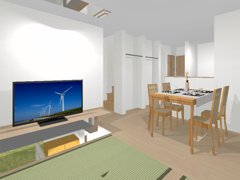 約15坪 3LDK 狭小3階建て 導線に工夫した間取り