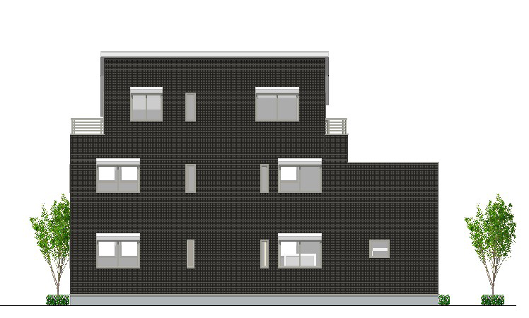 約20坪 4LDK 狭小3階建てルーフバルコニー付プラン